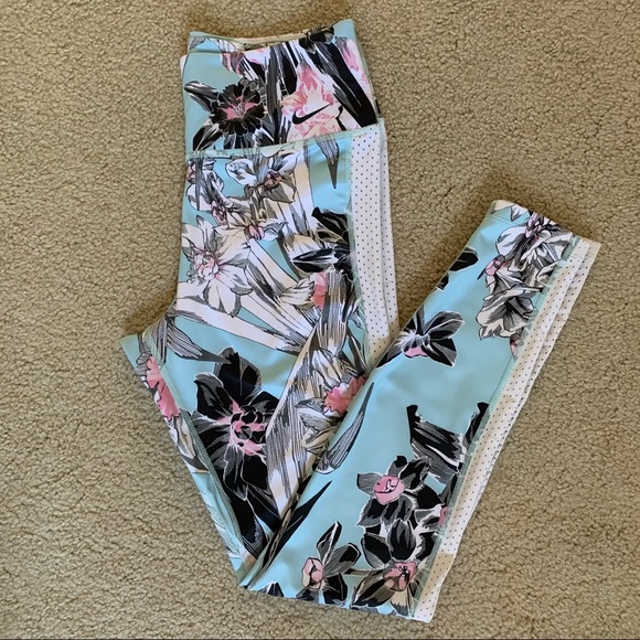 Nike Pants - Nike One Floral Print Tights